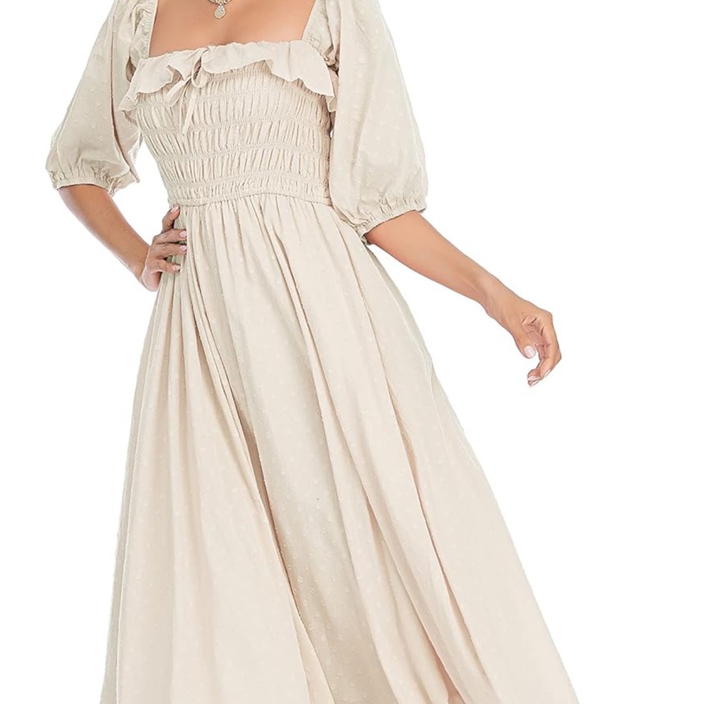 Beige Dress